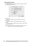 Page 67Specifying Page Setup Settings (Mac OS X 10.2/10.3/10.4/10.5/10.6)1-52
Page Attributes Options
The Page Attributes section is used to specify the settings for the paper 
size, scaling, and print orientation.
„Paper Size
Select the desired paper size from the Paper Size pop-up menu.
„Orientation
Select either a vertical or horizontal page orientation for printouts.
„Scale
If you want to enlarge or reduce the size of the printout, enter the scale 
ratio here (25-400%).
Regardless of which paper size is...