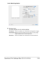 Page 98Specifying Print Settings (Mac OS X 10.5/10.6)1-83
Color Matching Option
„Rendering Intent
This option specifies the color matching settings. 
Perceptual: Performs suitable color matching for photographic images. 
Colorimetric: Performs most accurate hue color match, but the printer 
maybe replace hues it cannot reproduce.
Saturation: Performs suitable color matching for business graphics. 
Downloaded From ManualsPrinter.com Manuals 