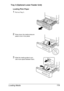 Page 133Loading Media 119 Tray 3 (Optional Lower Feeder Unit)
Loading Plain Paper
1Pull out Tray 3.
2Press down the media pressure 
plate to lock it into place.
3Slide the media guides to pro-
vide more space between them.
Downloaded From ManualsPrinter.com Manuals 