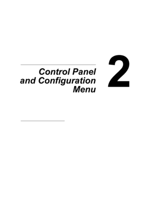 Page 232Control Panel
and Configuration
Menu
Downloaded From ManualsPrinter.com Manuals 