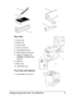 Page 17Getting Acquainted with Your Machine 5
Rear View
1—Output tray
2—Extend tray
3—Power switch
4—Power connection
5—TEL (telephone) jack
6—LINE (telephone line) jack
7—10Base-T/100Base-TX/
1000Base-T Ethernet Inter-
face port
8—USB port
9—Rear cover
10—USB HOST port
Front View with Options
1—Lower feeder unit (Tray 3)
Y
YP
U
S
H
16
15
10
11
12
13
91
2
4
53
6
78
10
1
Downloaded From ManualsPrinter.com Manuals 