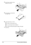 Page 226Clearing Media Misfeeds 214
4Pull out Tray 3, and then remove 
all paper from the tray.
5Fan the paper you removed and 
then align it well.
6Load the paper face up in Tray 3.
Make sure that the paper is flat.
Do not load paper above the  mark.
Slide the media guides against the edges of the paper.
7Close Tray 3.
Downloaded From ManualsPrinter.com Manuals 