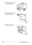 Page 272CompactFlash card 258
2Using a screwdriver, remove the 
screw. Then, slide the rear cover 
to the right and remove it.
3Using a screwdriver, loosen the 
seven screws. (Do not remove 
them from the printer.)
4Slide the panel slightly to the 
right and lift it off the printer.
Downloaded From ManualsPrinter.com Manuals 