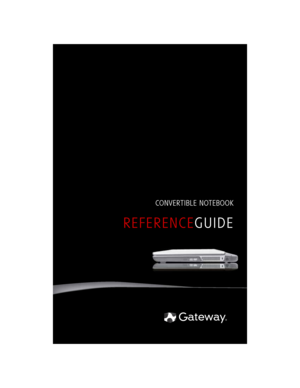 Page 1®
CONVERTIBLE NOTEBOOK
REFERENCEGUIDE 