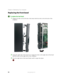 Page 5954www.gateway.com
Chapter 5: Maintaining Your Computer
Replacing the front bezel
To replace the front bezel:
1Engage the tabs on the left side of the bezel with the slots in the left side of the 
computer.
2Swing the right side of the bezel in to engage the tabs on the right side of the bezel 
with the slots on the right side of the computer.
3Press the right side of the bezel firmly until it snaps into place.
8510808.book  Page 54  Thursday, June 30, 2005  7:43 AM 