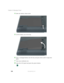 Page 164154
Chapter 8: Managing Power
www.gateway.com
4Slide the battery release latch.
5Lift the battery out of the bay.
6Place a recharged battery into the bay and press down until it snaps into 
place.
7Turn your notebook over.
8Open the LCD panel and press the power button. 