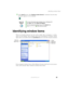 Page 5949
Identifying window items
www.gateway.com
3Click Send To, then click Desktop (create shortcut). A shortcut icon for that 
program appears on the desktop.
Identifying window items
When you double-click the icon for a drive, folder, file, or program, a window 
opens on the desktop. This example shows the Local Disk (C:) window, which 
opens after you double-click the 
Local Disk (C:) icon in the My Computer window.
Every program window looks a little different because each has its own menus, 
icons, and...