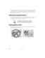 Page 8276www.gateway.com
If you spill liquid on the keyboard, turn off your notebook and turn the 
notebook upside down. Let the liquid drain, then let the keyboard dry 
before trying to use it again. If the keyboard does not work after it dries, 
you may need to replace it.
Cleaning the notebook screen
To clean a notebook LCD screen, use a soft cloth and water to clean the 
LCD screen. Squirt a little water on the cloth (never directly on the 
screen), and wipe the screen with the cloth.
Cleaning CDs or DVDs...