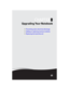 Page 91CHAPTER8
83
Upgrading Your Notebook
•Preventing static electricity discharge
•Adding or replacing memory modules
•Replacing the hard drive kit 