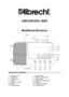 Page 1 
 
 
AIRCONTROL 9000 
 
 
Multiband-Receiver 
 
 
 
 
 
 
 
 
 
 
 
 
 
 
 
 
 
 
 
 
 
 
 
 
 LOCATION OF CONTROLS 
 
1. Tuning control    2.   Band selector 
3. FM switch    4.   On/off volume control 
5. Treble control    6.   Bass control 
6. Squelch     8.   Battery case (backside) 
9. AC socket  (230 V)      10. Speaker 
11. Handle               12. Telescopic antenna 
13. Tuning display               14. Earphone jack 
 
  
