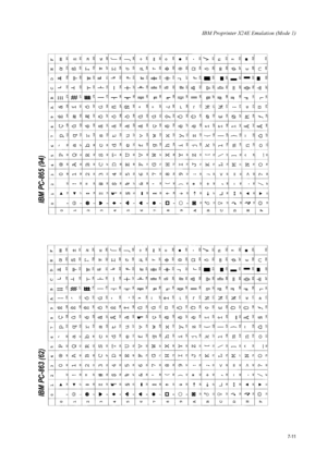 Page 123IBM Proprinter X24E Emulation (Mode 1)
7-11
IBM PC-863 (62) IBM PC-865 (94)  
Downloaded From ManualsPrinter.com Manuals 