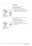 Page 363-2Connecting and Printing
Connections
This section explains how to start up the printer.
Connecting the USB Cable
Follow the steps as below for connecting the USB cable.
1Connect the USB cable to the USB Interface Connector.
2Connect the other end of the USB cable to the computers USB 
interface connector.
Connecting the Network Cable
Follow the steps as below for connecting the network cable.
1Remove the cap attached to the printer.
2Connect the printer to the PC or your network device. 
NoteUse a USB...