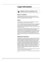 Page 6iv
Legal Infor mation
Notice on Software
SOFTWARE USED WITH THIS PRINTER MUST SUPPORT THE 
PRINTERS EMULATION MODE. The printer is factory-set to emulate 
the PCL. The emulation mode can be changed.
Notice
The information in this guide is subject to change without notification. 
Additional pages may be inserted in future editions.
The user is asked to excuse any technical inaccuracies or typographical 
errors in the present edition.No responsibility is assumed if accidents 
occur while the user is...