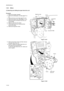 Page 1022F8/2F9/2GA-2
1-5-30
1-5-9  Others
(1) Detaching and refitting the paper feed drive unit
Procedure
1. Remove the paper cassette.
2. Remove the developer unit (See page P.1-5-
9).
3. Remove the top cover (See page P.1-5-2).
4. Remove the right cover (See page P.1-5-3).
5. Remove the five connectors from the con-
nect-R PWB.
6. Remove wires from the clamp.
7. While opening the four hooks and then 
remove the wires.
8. Remove the right fan motor.
Figure 1-5-41
9. Remove the three screws and then remove 
the...