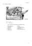 Page 172F8/2F9/2GA-1
1-1-5
1-1-3  Machine cross section
Figure 1-1-3 Machine cross section (30/31 ppm printer [EUR/USA model])
Paper path
Paper path (optional)
30/31 ppm printer
(EUR/USA model)
  	 
  



1. MP (Multi-Purpose) tray
2. MP tray paper feed unit
3. Toner container
4. Developer unit
5. Main charger unit
6. Drum unit
7. Laser scanner unit
8. Paper exit section9. Rear unit
10. Fuser unit
11. Transfer/separation section
12. Duplex paper conveying section
13. Paper cassette
14. Paper...