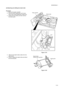 Page 772F8/2F9/2GA-1
1-5-5 (2) Detaching and refitting the retard roller
Procedure
1. Remove the paper cassette.
2. Push the bottom plate down until it locks 
(30/31 ppm printer [EUR/USA model] only).
3. Unlatch the two latches and then remove 
the retard guide.
Figure 1-5-5
4.  Remove the retard holder (roller) from the 
retard guide.
5. Check or replace the retard roller and refit all 
the removed parts.
Figure 1-5-6
Paper cassette
Bottom plate
Retard guide
LatchLatch
Retard guide
Retard holder
(Retard roller...