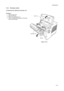 Page 812F8/2F9/2GA
1-5-9
1-5-4  Developer section
(1) Detaching and refitting the developer unit
Procedure
1. Open the top cover.
2. Open the MP tray.
3. Remove the developer unit.
4. Check or replace the developer unit and refit 
all the removed parts.
Figure 1-5-12
Top cover
Developer unit
MP tray
Downloaded From ManualsPrinter.com Manuals 