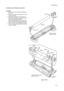 Page 892F8/2F9/2GA-1
1-5-17 (3) Detaching and refitting the heat roller
Procedure
1. Remove the fuser heater lamp (See page 
P.1-5-15).
2. Remove the heat roller (assembly) from the 
fuser upper frame.
3. Remove the heat gear Z36, heat R bush 
and heat L bush from the heat roller. (30/31 
ppm printer [EUR/USA model])
Remove the heat gear Z46, two bearings 
and two stoppers from the heat roller. (35/37 
and 45/47 ppm printer [EUR/USA model])
4. Check or replace the heat roller and refit all 
the removed parts....