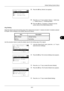 Page 2498
8-61
Default Setting (System Menu)
8Press the OK key. Border Line appears. 
9Press the U or  V key to select [  None], [ l   Solid Line], 
[ m    Dotted Line] or [ n   Positioning Mark]. 
10Press the OK  key. Completed.  is displayed and the 
screen returns to the Detail Setting menu.
Orig. Binding
Select the default value for the binding edge of the original  when [2-sided>>1-sided] or [2-sided>>2-sided] is selected 
for Duplex. Items available for the default value are as follows: 
Use the procedure...