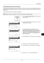 Page 37311
11-11
Management
Enabling/Disabling Group Authentication
This enables group authenticat ion using the LDAP server. This menu can be  used only when [Netwk Authentic.] is 
selected as the user authentication method. For details of LDAP server settings , refer to the Operation Guide of the 
LDAP server.
Use the procedure below to  enable group authentication.
NOTE: Refer to Character Entry Method on Appendix-5  for details on entering characters.
1Press the System Menu/Counter key on the main unit...