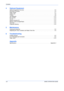 Page 24Contents 
xxiiBASIC OPERATION GUIDE
4 Optional Equipment
Optional Equipment Overview. . . . . . . . . . . . . . . . . . . . . . . . . . . . . . . . . . . . . . . . . . . . . . . . . . . 4-2
Document Processor. . . . . . . . . . . . . . . . . . . . . . . . . . . . . . . . . . . . . . . . . . . . . . . . . . . . . . . . . .  4-3
Paper Feeder  . . . . . . . . . . . . . . . . . . . . . . . . . . . . . . . . . . . . . . . . . . . . . . . . . . . . . . . . . . . . . . .  4-7
Duplex Unit . . . . . . . . . . . ....