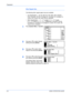 Page 40Preparation 
2-8BASIC OPERATION GUIDE
Other Regular Size:
The following other regular paper sizes are available:
• Inch Specification — A3, B4, B5R, B5, A5R, B6R, A6R, HAGAKI, 
Folio, Executive, ISO B5, Envelope DL, Envelope C5, Envelope C4, 
Comm. #10, Comm. #9, Comm. #6-3/4, Monarch
• Metric Specification — 11 × 17 (Ledger), 8
1/2× 14 (Legal),
8
1/2× 13 (Oficio II), 51/2×81/2 (Statement), Executive, ISO B5, 
Envelope DL, Envelope C5, Envelope C4, Comm. #10, Comm. #9, 
Comm. #6-3/4, Monarch
1Press...