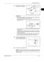 Page 71Preparation before Use 
OPERATION GUIDE2-37
2
4Align the paper flush against 
the left side of the cassette.
IMPORTANT: 
• Before loading the paper, be sure that it is not curled or folded. Paper 
that is curled or folded may cause paper jams.
• Ensure that the loaded paper does not exceed the level indicator (see 
illustration below).
• When loading the paper, keep the side that was closest the package 
seal facing up.
• The paper length and width guides must be adjusted to the paper size. 
Loading the...