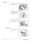 Page 176Troubleshooting 
6-20OPERATION GUIDE
3Lift duplex unit and remove the 
jammed paper.
4Pull out cassette 1 and remove the jammed paper.
If the paper tears, remove 
every loose scrap from inside 
the machine.
5Push cassette 1 back in place securely.
6Press the specified position to 
close left cover 1.
Paper Feed Unit
Follow the steps below to clear paper jams in the paper feed unit.
1Open left cover 1.
Downloaded From ManualsPrinter.com Manuals 