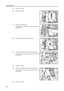 Page 108Troubleshooting
6-20
9Close the cover A4.
10Open the cover A5.
11Remove the jammed paper.
If the paper tears, remove every loose scraps from the 
copier inside.
12Push A6 and close the cover A5 securely.
13Open the cover A7 and remove the jammed paper. 
If the paper tears, remove every loose scraps from the 
copier inside.
14Close the cover A7.
15Open the cover A8 and remove the jammed paper. 
If the paper tears, remove every loose scraps from the 
copier inside.
16Close the cover A8.
Downloaded From...