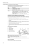 Page 54Preparation for Usage
2-18
Loading Originals in the Document Processor (option)
Use the optional document processor to automatically read multi-page originals one page at a time. 
Also automatically turn over and read both sides of two-sided originals. 
The document processor supports the following types of originals.
Precautions on Types of Originals for Document Processor 
Do not use the document processor for the following types of originals. Additionally, if originals have 
punched holes or...