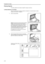 Page 52Preparation for Usage
2-16
Placing Originals
This section explains how to place an original for copying or scanning. 
Loading Originals on the Platen 
Open the original platen and place the original on the platen. You may also place non-sheet 
originals such as books or magazines. 
1Open the original platen. 
NOTE: If the optional document processor has been 
installed, open the document processor. Before 
opening the document processor, be sure that there 
are no originals left on the original tray or...