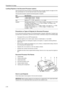 Page 54Preparation for Usage
2-18
Loading Originals in the Document Processor (option)
Use the optional document processor to automatically read multi-page originals one page at a time. 
Also automatically turn over and read both sides of two-sided originals. 
The document processor supports the following types of originals.
Precautions on Types of Originals for Document Processor 
Do not use the document processor for the following types of originals. Additionally, if originals have 
punched holes or...