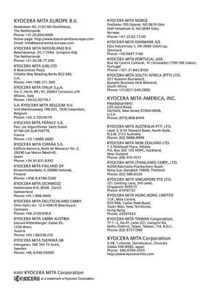 Page 166©2007 
is a trademark of Kyocera Corporation
        
Downloaded From ManualsPrinter.com Manuals 