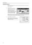 Page 76Basic Operation
3-6
Adjusting Exposure
Adjust the exposure automatically or manually. The default setting is [Manual]. Follow the steps as 
below for Manual mode. 
1Place the original. 
2Press the exposure adjustment key 
( / ) to adjust the exposure level. 
Press [Auto Exposure] to use Auto 
Exposure mode. The machine 
determines a suitable exposure level for 
copying. To change the exposure mode 
from [Auto] to [Manual], press the 
exposure adjustment key ( / ).
NOTE: Auto Exposure mode is only...