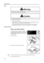 Page 91Troubleshooting
6-10
Notes
• Do not reuse jammed paper.
• If paper is torn during removal, be sure to remove any loose scraps of paper from inside the machine. Failure to do so may cause another paper jam later.
• Once all jammed paper has been removed, warm-up will begin. The error message will  disappear and the machine will return to the same settings as prior to the paper jam.
Removal Procedures
Paper Jam inside Cassette 1
If Paper misfeed in cassette 1. Remove 
paper  appears and the jam location...