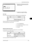 Page 303Default Setting (System Menu) 
OPERATION GUIDE8-39
8
4Select a key (1-6) allocated on the Quick Setup 
Registration  screen. Press [Off] to delete a key 
from the Quick Setup.
5Press [OK]. If you overwrite the setting, a 
confirmation screen appears. Press [Yes].
Color Type
Set the color type when you send color documents. The table below shows the available settings.
Selecting  RGB displays the color profile  values set on the machine.
Use the procedure below to set the color type.
1Press the  System...