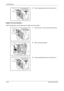 Page 406Troubleshooting 
10-24OPERATION GUIDE
3Press the specified position to close left cover 1.
Duplex Unit and Cassette 1
Follow the steps below to clear paper jams in duplex unit and cassette 1.
1Pull up left cover 1 lever and open the left cover.
2Remove the jammed paper.
3Press the specified position to close left cover 1.
Downloaded From ManualsPrinter.com Manuals 