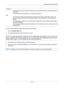 Page 306Default Setting (System Menu)
8-74
Limitations:- Scanning speed will be limited  to the speed of scanning 600 dpi image. (Printing speed will not 
be limited.)
- FAX transmission will be limited to the memory transmission.
Note: - The Printed Document Guard Kit should not fully prevents a leak of information. We do not guarantee any loss incurred while using this feature or when malfunction occurred with this 
feature.
- The guard pattern printed on the colored paper or paper that is decorated with...