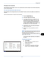 Page 359Management
11-7
11
Changing User Properties 
User properties can be changed. Types of user proper ties that could be changed may be different depending 
on user access privilege.
For a user with administrator rights who logs in 
User properties can be changed and users can be delete d. The items, which can be added, are all able to be 
changed.
Use the procedure below to change the user properties.
1Press the  System Menu  key. 
2Press [User Login/Job Accounting].
3If user login administration is...