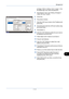 Page 365Management
11-13
11
privileges. Refer to Adding a User on page 11-5  for 
the default login user name and password.
4Press [Next] of  User Login Setting , [Change] of 
Obtain NW User Property .
5Press [On].
6Press [Server Name].
7Enter the LDAP server name or the IP address and 
press [OK].
8Press [# keys] to enter the LDAP port number using 
the numeric keys.
9Press [Name 1].
10Enter the LDAP Attribute to obtain the user name to 
be displayed and press [OK].
11Follow steps 9 and 10 above to set  Name...