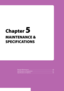 Page 61Chapter 5  
MAINTENANCE & 
SPECIFICATIONS
Regular Maintenance . . . . . . . . . . . . . . . . . . . . . . . . . . . . . . . . . . . . . . . . . . .0
Specifications of Equipment
 . . . . . . . . . . . . . . . . . . . . . . . . . . . . . . . . . . . . .
Specifications of Options . . . . . . . . . . . . . . . . . . . . . . . . . . . . . . . . . . . . . . . .5
Downloaded From ManualsPrinter.com Manuals 
