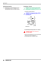 Page 37MOTOR
10
ÜBERHOLUNG
Ventilsitzringe - Inspektion
1.Ventilsitzringe auf Lochfraß, Brandspuren und
Verschleiß prüfen. Einsätze nach Bedarf erneuern.Ventilsitzringe - Erneuern
HINWEIS: Ersatz-Ventilsitzringe haben 0,025
mm Übergröße im Außendurchmesser, um eine
Preßpassung sicherzustellen.
1.Abenutzte Ventilsitze entfernen.
VORSICHT: Vorsichtig darauf achten, daß die
Gegenbohrung im Zylinderkopf nicht
beschädigt wird.
2.Zylinderkopf gleichmäßig auf etwa 120C erhitzen.
WARNUNG: Mit dem heißen Zylinderkopf...