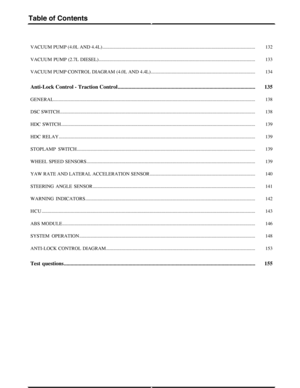 Page 33132VACUUM PUMP (4.0L AND 4.4L)..............................................................................................................................
133VACUUM PUMP (2.7L DIESEL).................................................................................................................................
134VACUUM PUMP CONTROL DIAGRAM (4.0L AND 4.4L)......................................................................................
135Anti-Lock Control - Traction...
