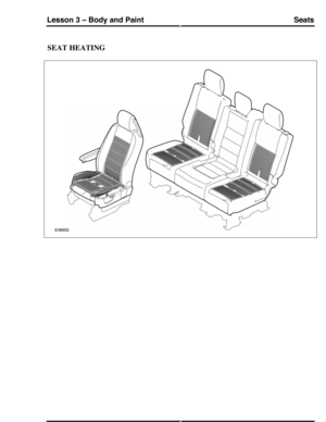 Page 238SEAT HEATING
SeatsLesson 3 – Body and Paint
245Technical Training (G421327) 