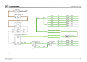 Page 55EXTERIOR LAMPS 
Brake and reverse lamps
Defender (RHD)54
43
EXTE RIOR LAMPS
Brake and reverse lamps
VWR000220-A-01
IN2 IN1
2A 2B
1
POS4-CRA NKPOS3-IGN POS2-AUX
J
(130) (130) (90)
(110)
(130) (90) (110)
F E
D
C
(TD5)(TDI)
(TDI) (TD5)
B A
H G
(90) (110)
10 AMPFUSE 14
(TD5)(TDI)
(TD5)
10 AMPFUSE 1360 AMPLINK 5
EARTH (E107)
12 VO LTS
C0376-6 C1763-6 C0376-8 C1763-8 C0376-8 C0390-8
C0376-8 C1759-8
C0376-9 C1763-9
C0448-4 C0162-4C0376-9 C1759-9
C0376-6 C1759-6 C0580-14C0376-9 C0390-9
C0448-5 C0162-5C0167-2...
