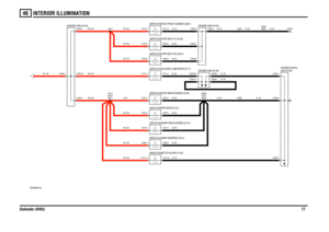 Page 78INTERIOR ILLUMINATION 
Defender (RHD)7746
VWR000680-A-02
1. 2 WATT1. 2 WATT
A
0550 (K108) HEADER-EARTH
C0809-1
1. 2 WATT1. 2 WATT1. 2 WATT1. 2 WATT1. 2 WATT1. 2 WATT1. 2 WATT
C0550-5 C1315-15 C1315-13C0550-8 C0289-7 C0289-13C0550-1 C0289-2 C0289-20C0296-1
C0296-2
C0296-9 C0296-8
C0296-11
C0096-5 C0096-4C0072-4 C0072-2
C0073-2 C0073-5C0079-4 C0079-2C0131-4 C0131-2
C0250-5 C0250-2
C1741-4 C1741-2C0249-5 C0249-2
C0296-10 C0296-4
C0296-3
A621 A620
A619A632
A386B632 A604
A602 A601
B386 A616
RADIO/CASSETTE...