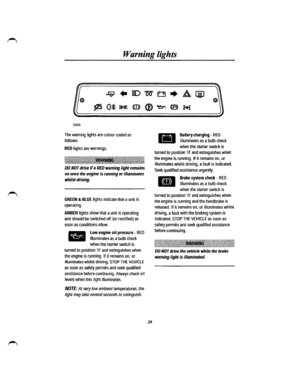 Page 23Warning lights 
JOJ+ID1RrE3+AQUJ 
Jl5 O* 30ce m 0 ~ 