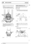 Page 12137 MANUALGEARBOX DEFENDER 
5. Remove first and second  synchromesh  baulk 
rings. 
6. Using MS 47  and support  bars under second 
gear,  press 
off pilot  bearing, third, fourth 
synchromesh  second and third gear  assembly. 
ST3326M 64 i 
7. Remove  washer, third,  fourth  synchromesh, 
third  gear  baulk  ring,  split  needle rollers,  bush, 
needle  bearing and  second gear. 
8. Remove  snap ring,  spacer,  second  gear cone 
and  circlip. 
(3 
GEARBOX  CASINGS AND OIL PUMP L.. 7 
Degrease and clean...