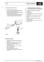 Page 17LT77S MANUAL GEARBOX 
Reverse gear plunger  assembly. 
1. Remove  plug  spring  and ball. 
2. Remove circlip to  release plunger and  spring. 
3. Clean and examine components. 
4. Assemble  plunger and  spring  with multi-purpose 
grease and  secure  with circlip. 
5. Lubricate and fit  detent  ball and spring  with light 
oil.  Apply  Loctite 290 to  plug threads  and fit. 
6. Check  that  plunger  returns when depressed. 
ST2201 M 
Transfer  gear housing. 
1. Remove  the four screws  and remove  gaiter...