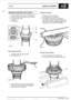 Page 23LT77S MANUAL GEARBOX 
MAINSHAFT GEAR END FLOAT  CHECKS 
Third gear end-float. 
1. Hold mainshaft  in vice  front end downwards. 
2. Fit front  circlip for first-second  synchromesh. 
3.  Fit second  gear  cone. 
4. Fit spacer. 
5. Fit  snap ring. 
1. Fit  needle roller to third  gear. 
2. fit  third  gear bush to third  gear. 
3. Place  gear on flat surface,  bush flange 
downwards, and  with 
a straight edge across 
gear  check  clearance  between straight  edge 
and gear. 
Not to  exceed 0,20...